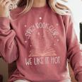 Spicy Book Club Dark Romance Lover Of Spicy Bookish Merch Comfort Colors Sweatshirt Orchid