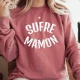 Sufre Mamon Nostalgia 80's Post Punk Premium Tri-Blend Comfort Colors Sweatshirt Orchid Sufre Mamon Nostalgia 80's Post Punk Premium Tri-Blend Comfort Colors Sweatshirt Orchid