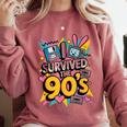 I Survived The 90s – Cute Retro Cartoon Nostalgia Comfort Colors Sweatshirt Orchid I Survived The 90s – Cute Retro Cartoon Nostalgia Comfort Colors Sweatshirt Orchid