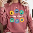 Throwback Thursday Never Forget Nostalgia 80's Retro Premium Tri-Blend T-Shirt Comfort Colors Sweatshirt Orchid