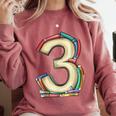 Toddler 3rd Birthday Books Themed 3 Year Old Boys Kids Girls Comfort Colors Sweatshirt Orchid Toddler 3rd Birthday Books Themed 3 Year Old Boys Kids Girls Comfort Colors Sweatshirt Orchid