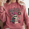 Unapologetically Anti Social Book Club Comfort Colors Sweatshirt Orchid