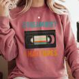 VHS Cassette Tape Retro 80s 90s Nostalgia Comfort Colors Sweatshirt Orchid VHS Cassette Tape Retro 80s 90s Nostalgia Comfort Colors Sweatshirt Orchid