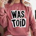 Wastoid 80s Slang Retro Teen Quote Gen X Nostalgia Comfort Colors Sweatshirt Orchid Wastoid 80s Slang Retro Teen Quote Gen X Nostalgia Comfort Colors Sweatshirt Orchid