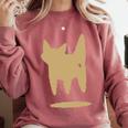 Yk2 Cat With Tomboy Tail 90s Nostalgia Downtown Indie Comfort Colors Sweatshirt Orchid Yk2 Cat With Tomboy Tail 90s Nostalgia Downtown Indie Comfort Colors Sweatshirt Orchid