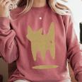 Yk2 Cat With Tomboy Tail 90s Nostalgia Downtown Indie Premium Tri-Blend Comfort Colors Sweatshirt Orchid Yk2 Cat With Tomboy Tail 90s Nostalgia Downtown Indie Premium Tri-Blend Comfort Colors Sweatshirt Orchid