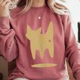 Yk2 Cat With Tomboy Tail 90s Nostalgia Downtown Indie Comfort Colors Sweatshirt Orchid Yk2 Cat With Tomboy Tail 90s Nostalgia Downtown Indie Comfort Colors Sweatshirt Orchid