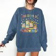 100th Day Of School Teacher Floral Books 100 Days Of Growing Comfort Colors Sweatshirt Blue Jean 100th Day Of School Teacher Floral Books 100 Days Of Growing Comfort Colors Sweatshirt Blue Jean