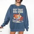 1960s 60s Reunion Nostalgia Memories Music School Grew Up Premium Tri-Blend Comfort Colors Sweatshirt Blue Jean
