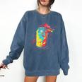 80s Nostalgia Soda Can Comfort Colors Sweatshirt Blue Jean