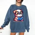Adorable Book Lover Bulldog With Reading Glasses Cute Raglan Baseball Tee Comfort Colors Sweatshirt Blue Jean Adorable Book Lover Bulldog With Reading Glasses Cute Raglan Baseball Tee Comfort Colors Sweatshirt Blue Jean