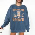 Antique NOSTALGIA SEEKER Antique Collector Comfort Colors Sweatshirt Blue Jean