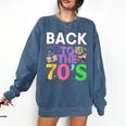 Back To The 70's Mixtape Era Nostalgia Retro 1970 70's Style Comfort Colors Sweatshirt Blue Jean Back To The 70's Mixtape Era Nostalgia Retro 1970 70's Style Comfort Colors Sweatshirt Blue Jean