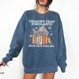 Chasing That Scholastic Book Fair Feeling Apparel Comfort Colors Sweatshirt Blue Jean