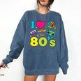 Dad I Love The 80's Retro 80s Nostalgia For Dad Premium Tri-Blend Comfort Colors Sweatshirt Blue Jean Dad I Love The 80's Retro 80s Nostalgia For Dad Premium Tri-Blend Comfort Colors Sweatshirt Blue Jean