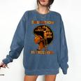 Education Is Freedom Teacher Book Black History Month Comfort Colors Sweatshirt Blue Jean Education Is Freedom Teacher Book Black History Month Comfort Colors Sweatshirt Blue Jean