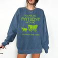 FUNNY Please Be Patient With Me I'm From The 1900s Comfort Colors Sweatshirt Blue Jean FUNNY Please Be Patient With Me I'm From The 1900s Comfort Colors Sweatshirt Blue Jean