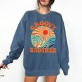 Groovy Brother 70s Aesthetic Nostalgia 1970's Retro Brother Comfort Colors Sweatshirt Blue Jean Groovy Brother 70s Aesthetic Nostalgia 1970's Retro Brother Comfort Colors Sweatshirt Blue Jean