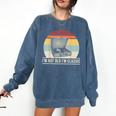 I'm Not Old I'm Classic Turntable Retro Nostalgia Comfort Colors Sweatshirt Blue Jean