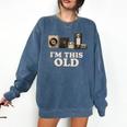 I’m This Old Retro Tech Nostalgia For 70s 80s Premium Tri-Blend Comfort Colors Sweatshirt Blue Jean I’m This Old Retro Tech Nostalgia For 70s 80s Premium Tri-Blend Comfort Colors Sweatshirt Blue Jean