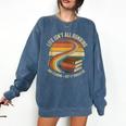 Life Isn’t All Running And Reading Book Lover Comfort Colors Sweatshirt Blue Jean