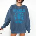 Los Angeles Hotrods Automotive Nostalgia Premium Tri-Blend Comfort Colors Sweatshirt Blue Jean