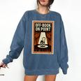 Off-Book On Point Theater Drama Comfort Colors Sweatshirt Blue Jean