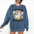 Oops I Bought Another Book Goose Comfort Colors Sweatshirt Blue Jean