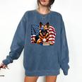Patriotic German Shepherd Dog Books Baseball American Flag Comfort Colors Sweatshirt Blue Jean Patriotic German Shepherd Dog Books Baseball American Flag Comfort Colors Sweatshirt Blue Jean