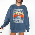 Please Be-Patient With Me I'm From The 1900s Humor Saying Comfort Colors Sweatshirt Blue Jean