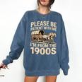 Please Be Patient With My I'm From The 1900s Retired Comfort Colors Sweatshirt Blue Jean Please Be Patient With My I'm From The 1900s Retired Comfort Colors Sweatshirt Blue Jean