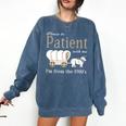 Please Be Patient With Me I'm From The 1900s Retro Gamer Premium Comfort Colors Sweatshirt Blue Jean