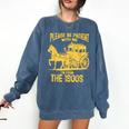Please Be Patient With Me I'm From The 1900s Vin Comfort Colors Sweatshirt Blue Jean