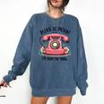 Please Be Patient With Me I'm From The 1900s Women Girl Premium Tri-Blend Comfort Colors Sweatshirt Blue Jean