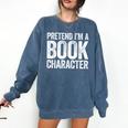Pretend I'm A Book Character Shirt Adult Kids Costume Comfort Colors Sweatshirt Blue Jean Pretend I'm A Book Character Shirt Adult Kids Costume Comfort Colors Sweatshirt Blue Jean