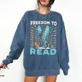 Read Banned Books Bookworm Book Lover Reading Literature Comfort Colors Sweatshirt Blue Jean Read Banned Books Bookworm Book Lover Reading Literature Comfort Colors Sweatshirt Blue Jean