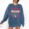 Reading Is My Favorite Sport Book Lover Keepsake For Women Comfort Colors Sweatshirt Blue Jean