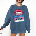 Retro 80s And 90s Cassette Perfect For Nostalgia Comfort Colors Sweatshirt Blue Jean Retro 80s And 90s Cassette Perfect For Nostalgia Comfort Colors Sweatshirt Blue Jean