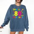 Retro 80's Costume 80s Nostalgia Party Comfort Colors Sweatshirt Blue Jean Retro 80's Costume 80s Nostalgia Party Comfort Colors Sweatshirt Blue Jean