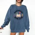 Romantasy Book Club Romance Fantasy Book Lover Tee Comfort Colors Sweatshirt Blue Jean