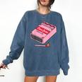 Slow Burn Book Club Comfort Colors Sweatshirt Blue Jean