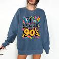 I Survived The 90s – Cute Retro Cartoon Nostalgia Comfort Colors Sweatshirt Blue Jean I Survived The 90s – Cute Retro Cartoon Nostalgia Comfort Colors Sweatshirt Blue Jean