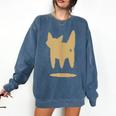 Yk2 Cat With Tomboy Tail 90s Nostalgia Downtown Indie Comfort Colors Sweatshirt Blue Jean Yk2 Cat With Tomboy Tail 90s Nostalgia Downtown Indie Comfort Colors Sweatshirt Blue Jean