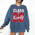2 Sided Class Of 2026 Senior 2026 Graduation Comfort Colors Sweatshirt Denim