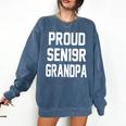 2019 Senior Grandpa SEN19R Class Graduation Party T Shirt Comfort Colors Sweatshirt Denim