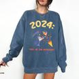 2024 Year Of The Introvert New Year Adventures Comfort Colors Sweatshirt Denim 2024 Year Of The Introvert New Year Adventures Comfort Colors Sweatshirt Denim