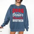 2026 Senior Band Brother Class Of 2026 Parent Graduation Comfort Colors Sweatshirt Denim