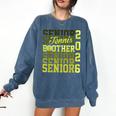 2026 Tennis Senior Brother Graduation Matching Family Comfort Colors Sweatshirt Denim