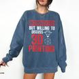 3D Printer Introvert 3D Printing Comfort Colors Sweatshirt Denim 3D Printer Introvert 3D Printing Comfort Colors Sweatshirt Denim