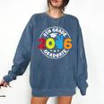 8th Grade 2026 Graduate School Senior Year Graduation Day Comfort Colors Sweatshirt Denim